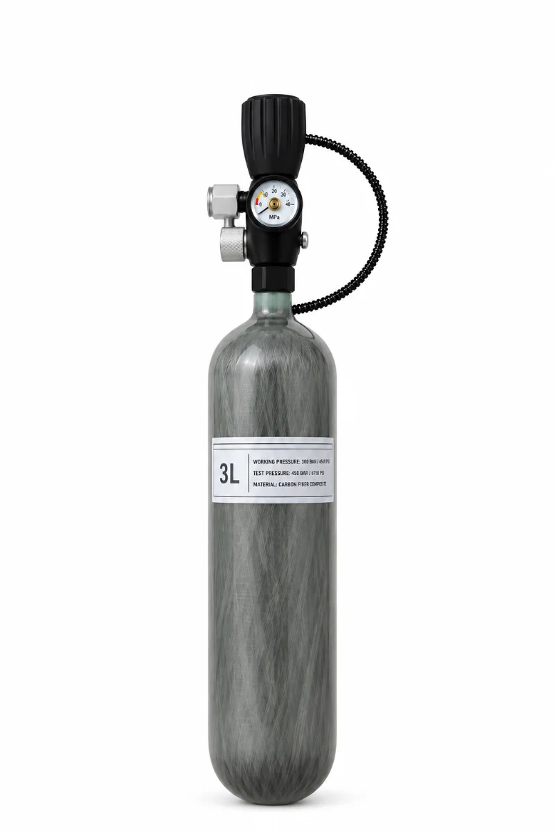 Tanque PCP Scuba  3L