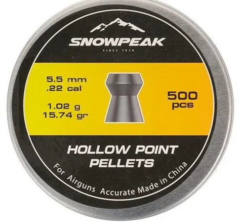 SNOWPEAK Cal.22 de 15.74gr